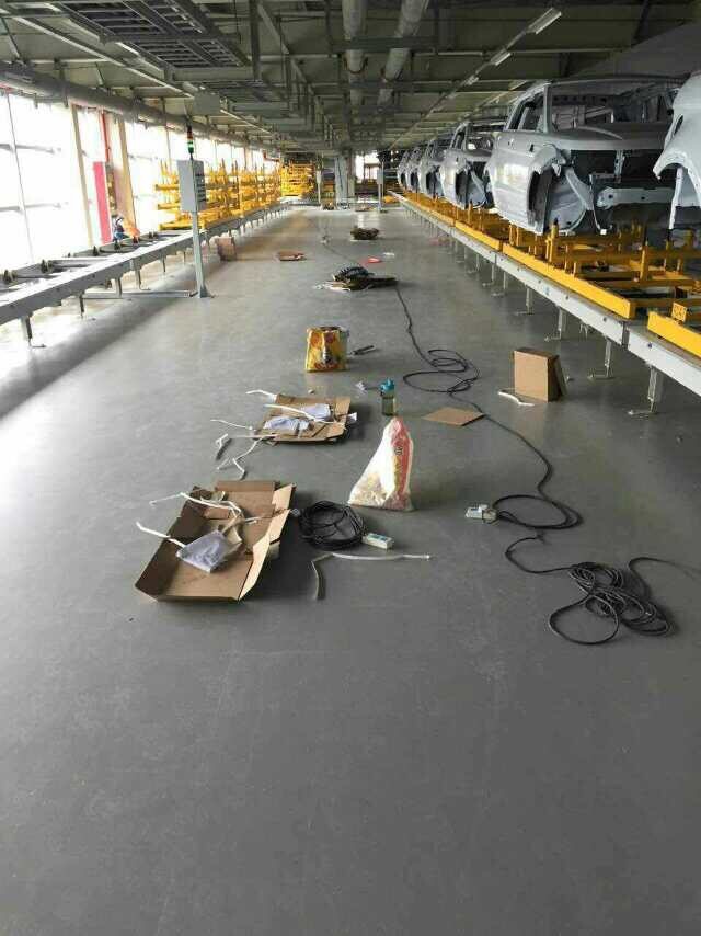 捷豹路虎-騰方工廠(chǎng)車(chē)間PVC地板